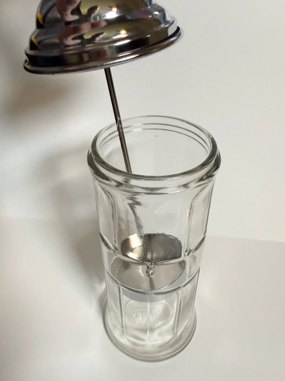 TableCraft Paneled Clear Glass Straw Dispenser Soda Fountain Style